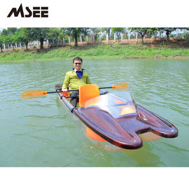 Du thuyền bằng kính Polycarbonate kayak trong suốt với hai chỗ ngồi miễn phí nhà cung cấp