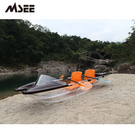 Du thuyền bằng kính Polycarbonate kayak trong suốt với hai chỗ ngồi miễn phí nhà cung cấp